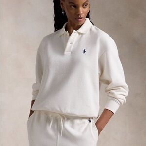 Polo by Ralph Lauren Women's Cream Button Down Shirt
